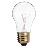 Satco S3810 130V Medium Base 40-Watt A15 Light Bulb, Clear