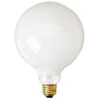 Bulbrite Incandescent G40 Medium Screw Base E26 Light Bulb 40 Watt White