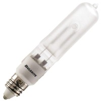 Bulbrite Q250Fr/Mc 120-Volt Halogen Jd Type Mini-Candelabra E11 Bulb, Frosted, 250-Watt