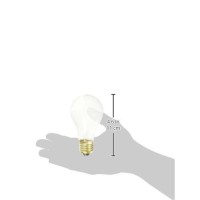 Bulbrite 25A/220 220 Volt 25-Watt High Voltage Incandescent A19 Light Bulb, 2 Pack