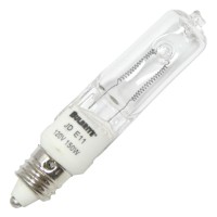 Bulbrite Halogen T4 Q150Cl/Mc 120-Volt Halogen Jd Type Mini-Candelabra E11 Bulb, 150-Watt,Clear