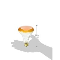 Bulbrite Incandescent Br30 Medium Screw Base (E26) Light Bulb, 75 Watt, Amber