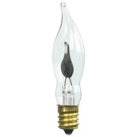 Bulbrite Incandescent Ca5 Candelabra Screw Base (E12) Light Bulb, 3 Watt, Clear