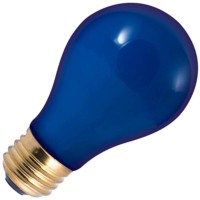 Bulbrite Incandescent A19 Medium Screw Base (E26) Light Bulb, 25 Watt, Ceramic Blue