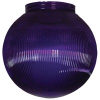 Replacement Globe For POLYMER String Lights Purple Color Prismatic Each