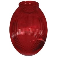 REPLACEMENT GLOBE FOR POLYMER STRING LIGHTS Red Color Prismatic Each