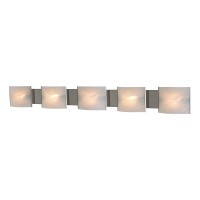 Pannelli 52'' Wide 5-Light Vanity Light - Stainless Steel