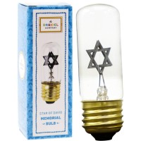 Neon Star Bulb Replacement For Yahrzeit Lamp Fixtures To Memorialize A Loved One