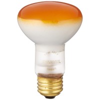 Bulbrite 50R20A 50-Watt Incandescent R20 Reflector Light Bulb, Amber