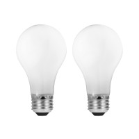 Sylvania Halogen A19 Light Bulb, 60W Equivalent, 43W Efficient, E26 Medium Base, 600 Lumens, 2750K, Soft White - 2 Pack (19009)