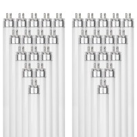 Sunlite 30315 F21T5/830 3 Foot T5 Linear Fluorescent Lamp, 21 Watts, 1900 Lumens, 3000K Warm White, Miniature G5 Bi-Pin Base, Rohs Compliant, High Performance Straight Tube, 40 Pack