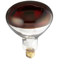 Satco S4998 Medium Light Bulb In Bronzedark Finish 650 Inches Unknown Red Heat