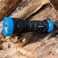 Dorcy 180-Lumen Weatherproof Rubber Led Flashlight With Non-Slip Grip And Sealed Push Button, Assorted Colors (41-2968),Medium