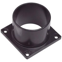 Design House 588004 3.5-Inch Outdoor Pier Base Accessory Mount For Deck Porch Patio, Black