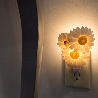 Ibis & Orchid Design Ladybug Daisies Night Light