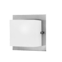 Eurofase 19424-026 Talo 1-Light Wall Sconce, Satin Nickel/Opal White