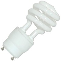 Satco S8208 13 Watt 60 Watt 880 Lumens Mini Spiral Cfl Bright White 4100K Gu24 Base Light Bulb