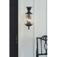 Acclaim 7511Bk Lanai Collection 3-Light Wall Mount Outdoor Light Fixture, Matte Black