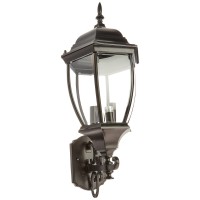 Acclaim 5013Bk Wexford Collection 3-Light Wall Mount Outdoor Light Fixture, Matte Black