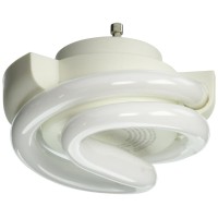 Tcp Low Profile Springlamp Cfl Light Bulb - Soft White 60W Equivalent (2700K) Gu24 Twist And Lock Base