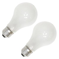 Bulbrite 53A19Sw/Eco Eco-Friendly Halogen 53W A19, Soft White, 2-Pack