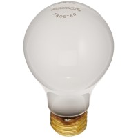 Bulbrite Incandescent A19 Medium Screw Base (E26) Light Bulb, 50 Watt, Frost, 2