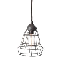 Wire Barrel Pendant Light