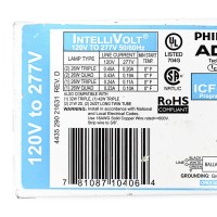 Advance Icf-2S26-M1-Bs Compact Fluorescent Ballast, 1 Or 2 Lamp, 26W Quad/Triple Cfl, 120/277V
