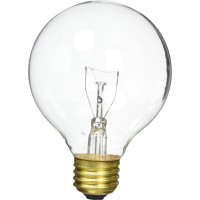 Bulbrite Incandescent G25 Medium Screw Base (E26) Light Bulb, 25 Watt, Clear