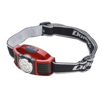 Product DescriptionThe 3AAA 8 LED Headlight features a comfortable and adjustable elastic strap that allows for handsfree use This multifunctional light contains 10 super bright 5 MM LEDs 8 white 1 red LED and 1 green LED for night vision With a compact w