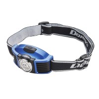 Product DescriptionThe 3AAA 8 LED Headlight features a comfortable and adjustable elastic strap that allows for handsfree use This multifunctional light contains 10 super bright 5 MM LEDs 8 white 1 red LED and 1 green LED for night vision With a compact w