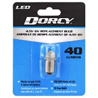 Dorcy 40Lumen 456Volt Led Replacement Bulb With 10Year Lifespan 411644 Silver