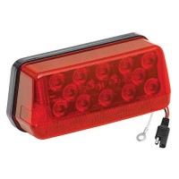 Fulton Wesbar 281595 Waterproof Led Wraparound Tail Light Over 80 Wide Trailer Leftroadside Red