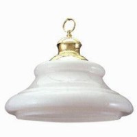 Liz Jordan Lighting 1435Br Polished Brass Schoolhouse Down Light Pendant From The Schoolhouse Collection