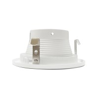 Nicor Lighting 4 Inch White Baffle Trim, For 4 Inch Housings (19502Wh)