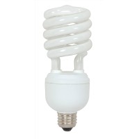 Satco S7333 32 Watt (125 Watt) 2000 Lumens Hi-Pro Spiral Cfl Daylight White 5000K Medium Base 120 Volt Light Bulb