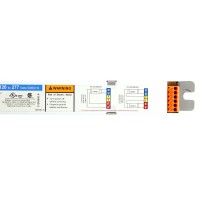 Universal Accustart 5 B254Punv-D - 2 Lamp Fluorescent Ballast - F54T5/Ho - 120/277 Volt - Rapid Start - 1.0 Ballast Factor