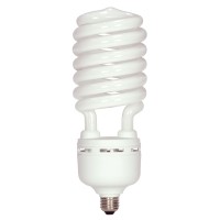 Satco S7375 105 Watt 400 Watt 7000 Lumens Hipro Spiral Cfl Soft White 2700K Medium Base 120 Volt Light Bulb