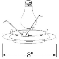 Juno Lighting Group 21-Pw 244S Bwh Light, Plastic White, 6 Inches