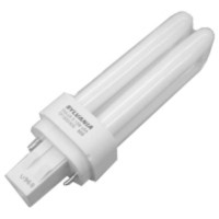 Osram 046135206795 20679 Sylvania 20679/21113-Cf26Dd/827/Eco-26 Watt Cfl Light Bulb-Compact Fluorescent-2 Pin G24D-3 Base-2700K, 1 Count (Pack Of 1), White