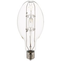 Plusrite 1622 350W - Ed37-P - Pulse Start - Metal Halide - Protected Arc Tube - 4200K - Mogul Base - Ansi M131/O Or M135/O Or M155/O - Base Up Burn - Mp350/Ed37/Ps/Bu/4K