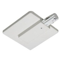 Nora Track Light Nt-352W - White - Live End Feed With Canopy - Single Circuit - Compatible With Halo Track