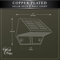 Classy Caps Sl177 Solar Led Deck Wall Light