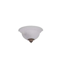 Designers Fountain 6021-Ast 1-Light Wall Sconce With Frosted Glass, Bronze , White