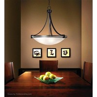 Possini Euro Design Deco Oil Rubbed Bronze Pendant Chandelier 24 1/4