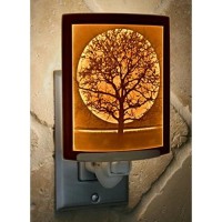 Midnight Moon - Curved Porcelain Lithophane Night Light