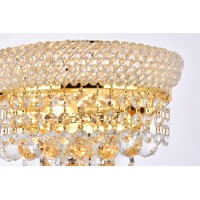 Product DescriptionElegant Lighting 1802W12G Primo 2Light Crystal Wall Sconce Finished in Gold with Clear CrystalsElegant Lighting 1802W12G FeaturesBase Finish Gold with Clear CrystalChoose from Royal Cut Elegant Cut Swarovski Spectra or Swarovski Element