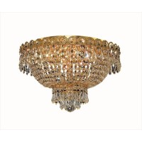 The century collection is a classic 19th century french inspired chandelier consisting of flowing lines of light refracting crystals gently dropping down into a bell shape Each layer is banded with crystal octagons and a single crystal spear A column of c