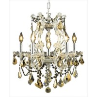 Bring the beauty and passion of the Palace of Versailles into your home with this ageless classic The Maria Theresa has been the gold standard for elegance and grace in the chandelier world The Maria Theresa has delicate glass arms draped with plentiful a