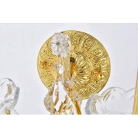 Product DescriptionElegant Lighting 2800W2G Maria Theresa 2Light Crystal Wall Sconce Finished in Gold with Clear CrystalsElegant Lighting 2800W2G FeaturesBase Finish Gold with Clear CrystalChoose from Royal Cut Elegant Cut Swarovski Spectra or Swarovski E